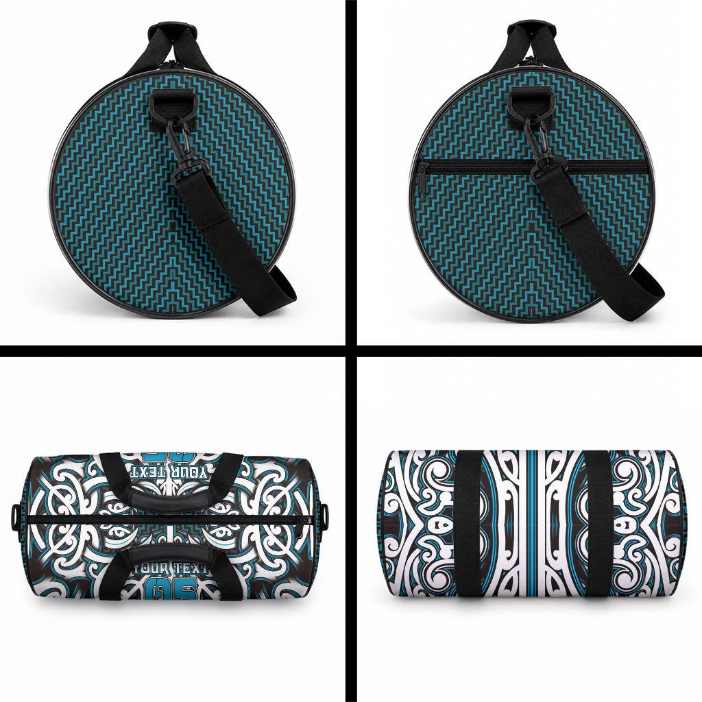 Custom Aotearoa Ngati Porou Duffle Bag Maori Tribal Pattern Mix Poutama