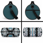 Custom Aotearoa Ngati Porou Duffle Bag Maori Tribal Pattern Mix Poutama
