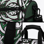 Custom Aotearoa Ngai Tahu Duffle Bag Maori Tribal Pattern Mix Poutama