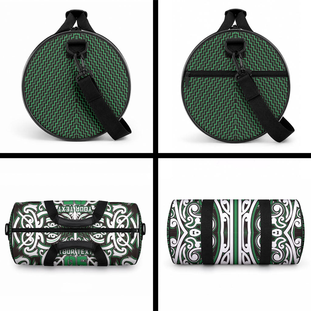 Custom Aotearoa Ngai Tahu Duffle Bag Maori Tribal Pattern Mix Poutama