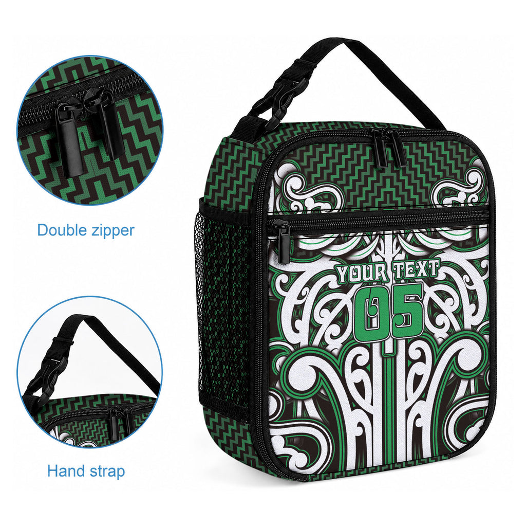 Custom Aotearoa Ngai Tahu Lunch Bag Maori Tribal Pattern Mix Poutama