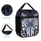 Custom Aotearoa Ngati Tuwharetoa Lunch Bag Maori Tribal Pattern Mix Poutama