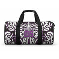 Custom Aotearoa Rangitane Duffle Bag Maori Tribal Pattern Mix Poutama