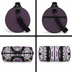 Custom Aotearoa Rangitane Duffle Bag Maori Tribal Pattern Mix Poutama