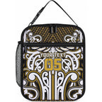Custom Aotearoa Taranaki Lunch Bag Maori Tribal Pattern Mix Poutama