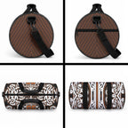 Custom Aotearoa Waikato Duffle Bag Maori Tribal Pattern Mix Poutama