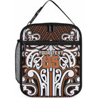 Custom Aotearoa Waikato Lunch Bag Maori Tribal Pattern Mix Poutama
