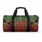 Custom Aotearoa Tuhoe Duffle Bag Maori Tribal Pattern Mix Poutama