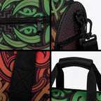 Custom Aotearoa Tuhoe Duffle Bag Maori Tribal Pattern Mix Poutama