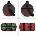 Custom Aotearoa Tuhoe Duffle Bag Maori Tribal Pattern Mix Poutama