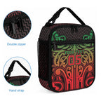 Custom Aotearoa Tuhoe Lunch Bag Maori Tribal Pattern Mix Poutama