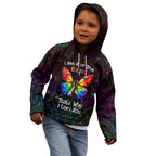 I See Your True Colors Personalised Kid Hoodie Autism Awareness