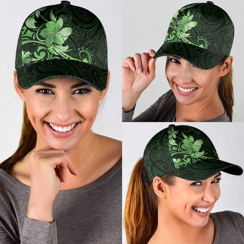Matariki New Zealand Classic Cap Maori Pattern Green Galaxy