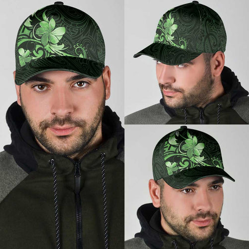 Matariki New Zealand Classic Cap Maori Pattern Green Galaxy