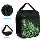 Matariki New Zealand Lunch Bag Maori Pattern Green Galaxy