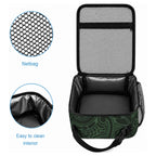 Matariki New Zealand Lunch Bag Maori Pattern Green Galaxy