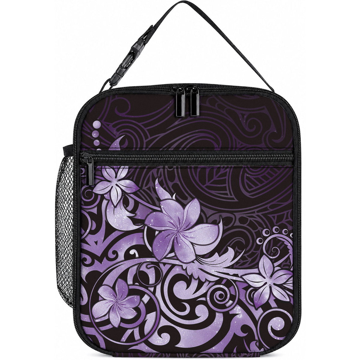 Matariki New Zealand Lunch Bag Maori Pattern Purple Galaxy