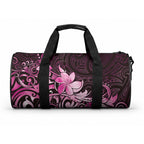 Matariki New Zealand Duffle Bag Maori Pattern Pink Galaxy