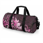 Matariki New Zealand Duffle Bag Maori Pattern Pink Galaxy
