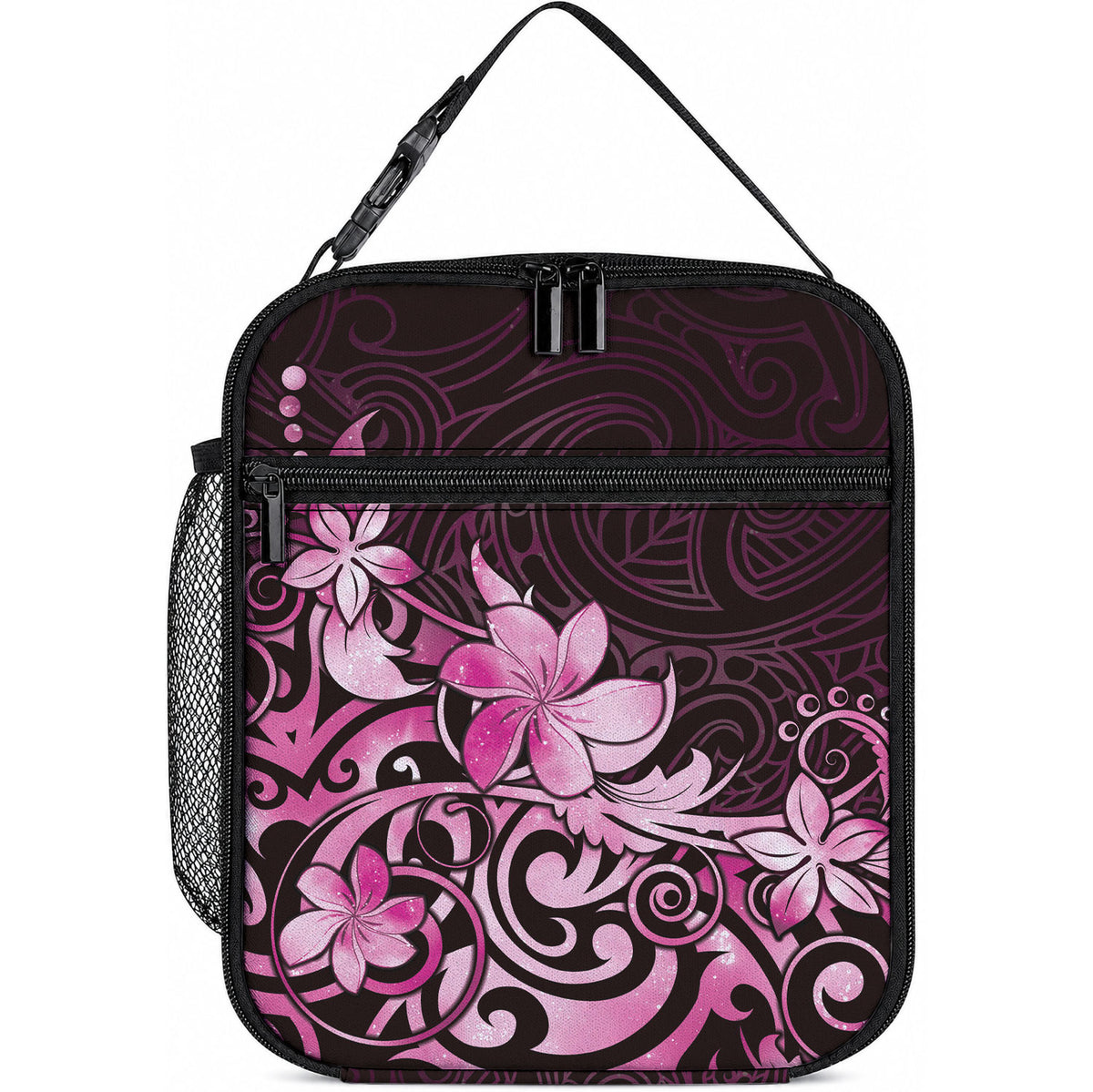 Matariki New Zealand Lunch Bag Maori Pattern Pink Galaxy