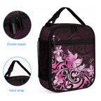 Matariki New Zealand Lunch Bag Maori Pattern Pink Galaxy