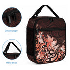Matariki New Zealand Lunch Bag Maori Pattern Red Galaxy
