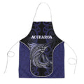 New Zealand Aotearoa Apron Blue Marlin Fishing Maori Pattern