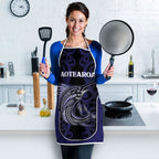 New Zealand Aotearoa Apron Blue Marlin Fishing Maori Pattern