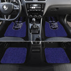 Personalised New Zealand Aotearoa Car Mats Blue Marlin Fishing Maori Pattern