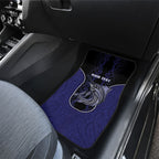 Personalised New Zealand Aotearoa Car Mats Blue Marlin Fishing Maori Pattern
