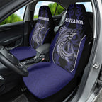 New Zealand Aotearoa Car Seat Cover Blue Marlin Fishing Maori Pattern