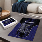 New Zealand Aotearoa Puzzle Blue Marlin Fishing Maori Pattern