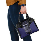 New Zealand Aotearoa Shoulder Handbag Blue Marlin Fishing Maori Pattern