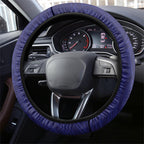 New Zealand Aotearoa Steering Wheel Cover Blue Marlin Fishing Maori Pattern