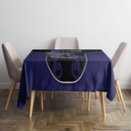 New Zealand Aotearoa Tablecloth Blue Marlin Fishing Maori Pattern