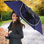New Zealand Aotearoa Umbrella Blue Marlin Fishing Maori Pattern