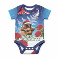 New Zealand Kiwi Christmas Baby Onesie Xmas Vibe