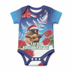 New Zealand Kiwi Christmas Baby Onesie Xmas Vibe