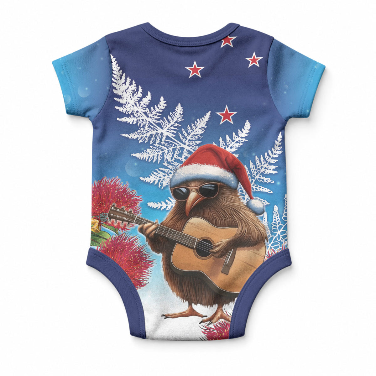 New Zealand Kiwi Christmas Baby Onesie Xmas Vibe