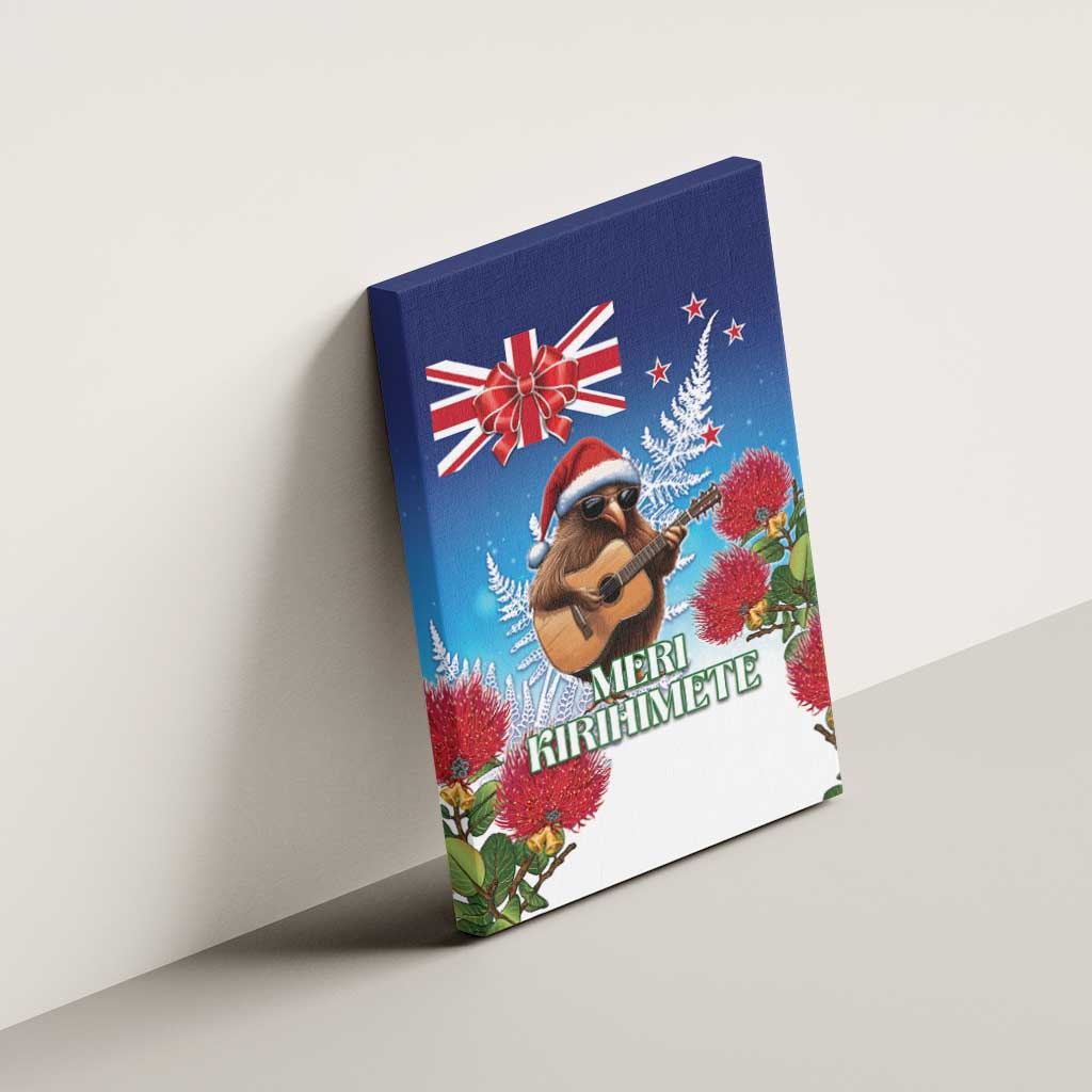 New Zealand Kiwi Christmas Canvas Wall Art Xmas Vibe