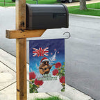 New Zealand Kiwi Christmas Garden Flag Xmas Vibe