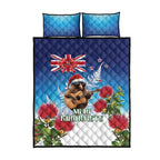 New Zealand Kiwi Christmas Quilt Bed Set Xmas Vibe