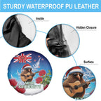 New Zealand Kiwi Christmas Spare Tire Cover Xmas Vibe
