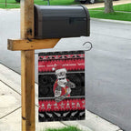 New Zealand Santa Tiki Christmas Garden Flag Meri Kirihimete