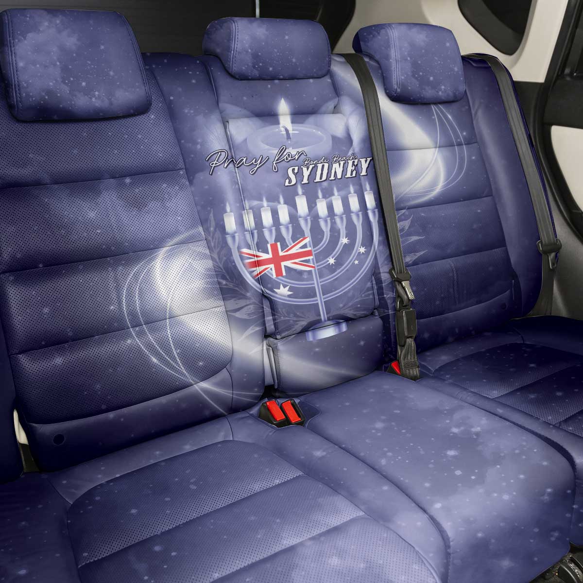 Pray For Bondi Sydney Back Car Seat Cover We Are All Bondi - Aussie Hoodie
