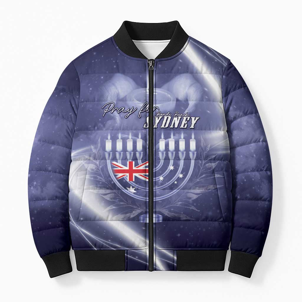 Pray For Bondi Sydney Bomber Puffer Jacket We Are All Bondi - Aussie Hoodie