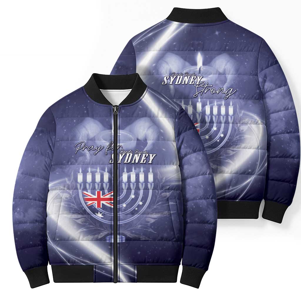 Pray For Bondi Sydney Bomber Puffer Jacket We Are All Bondi - Aussie Hoodie