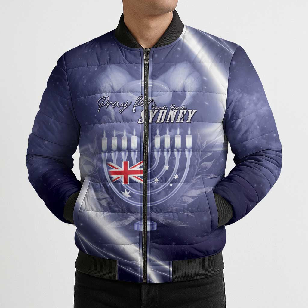 Pray For Bondi Sydney Bomber Puffer Jacket We Are All Bondi - Aussie Hoodie