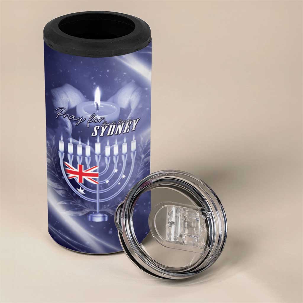 Pray For Bondi Sydney 4 in 1 Can Cooler Tumbler We Are All Bondi - Aussie Hoodie