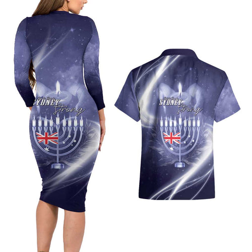 Pray For Bondi Sydney Couples Matching Long Sleeve Bodycon Dress and Hawaiian Shirt We Are All Bondi - Aussie Hoodie
